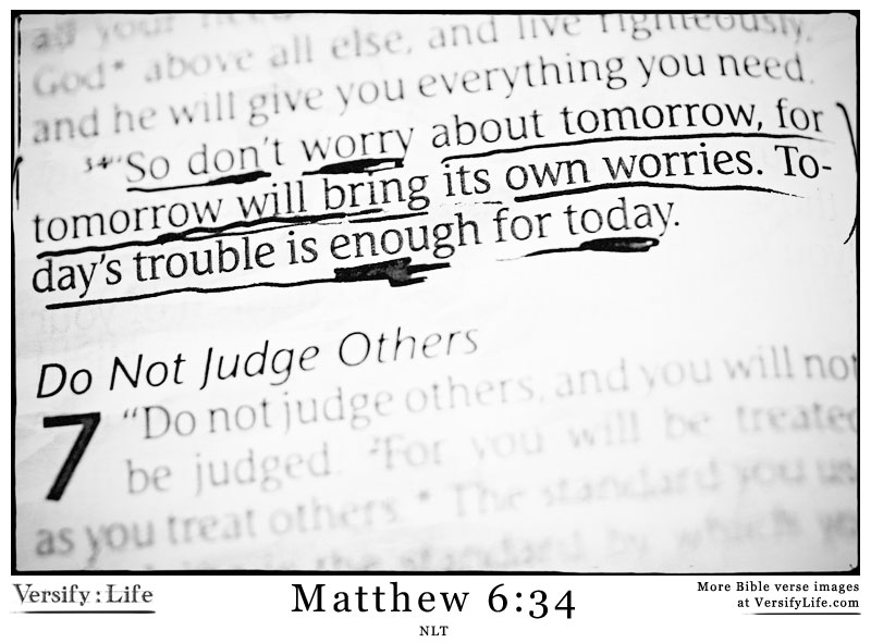 Mathew 6,34